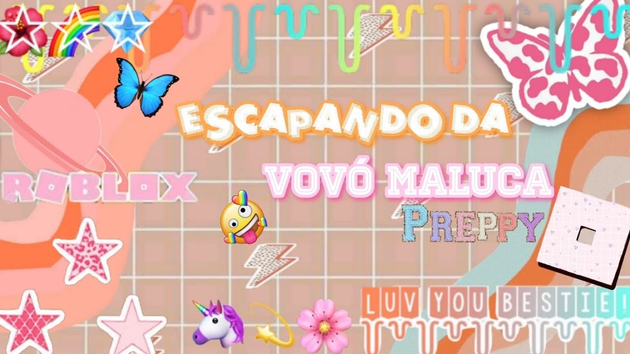 🦄Escapando da vovó maluca no Roblox 🌈