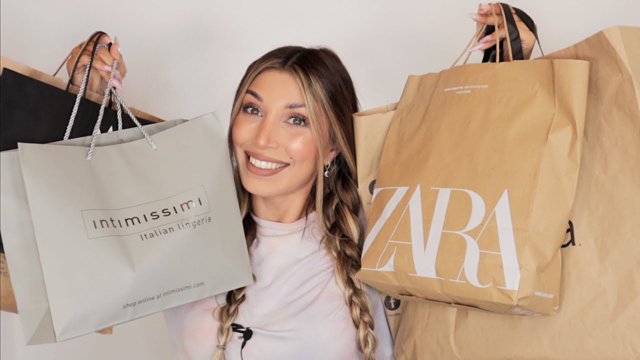 SHOPPING DA ZARA, BERSHKA, H&M, INTIMISSIMI e TEZENIS 😍