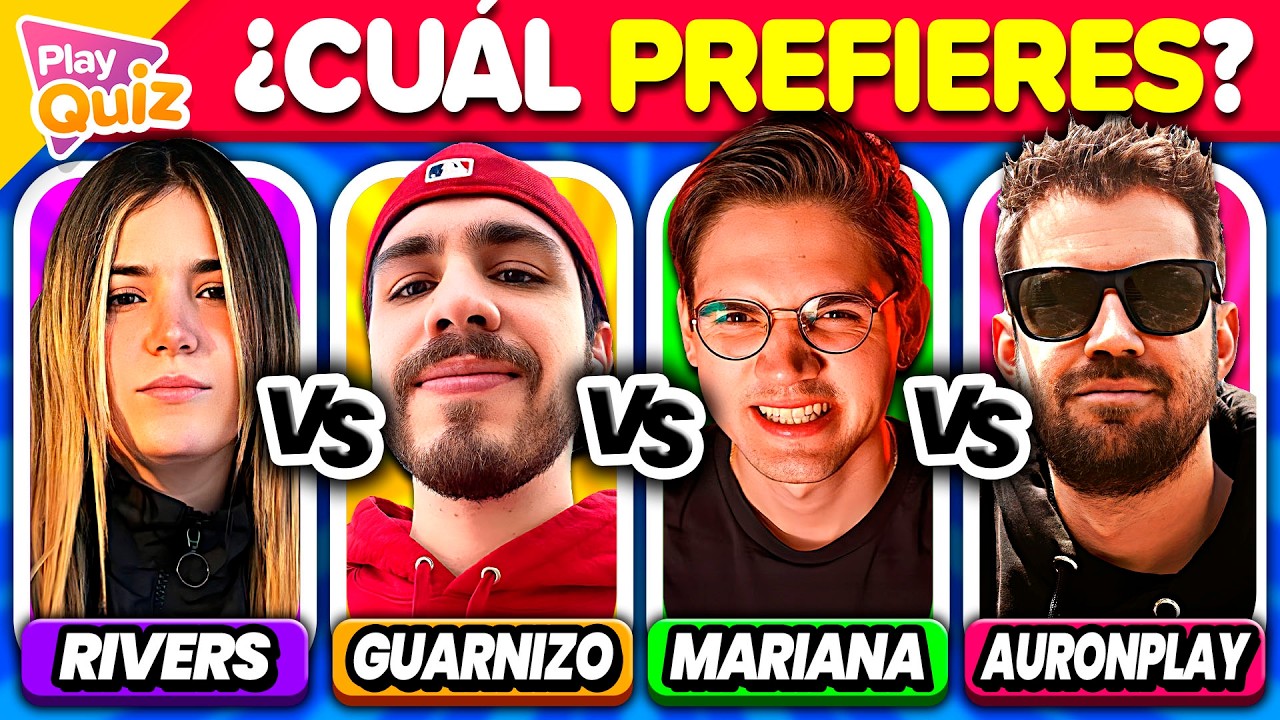 Salva 1 Streamer ✅😱❌ ¿Qué Streamer Prefieres? | Play Quiz Trivia