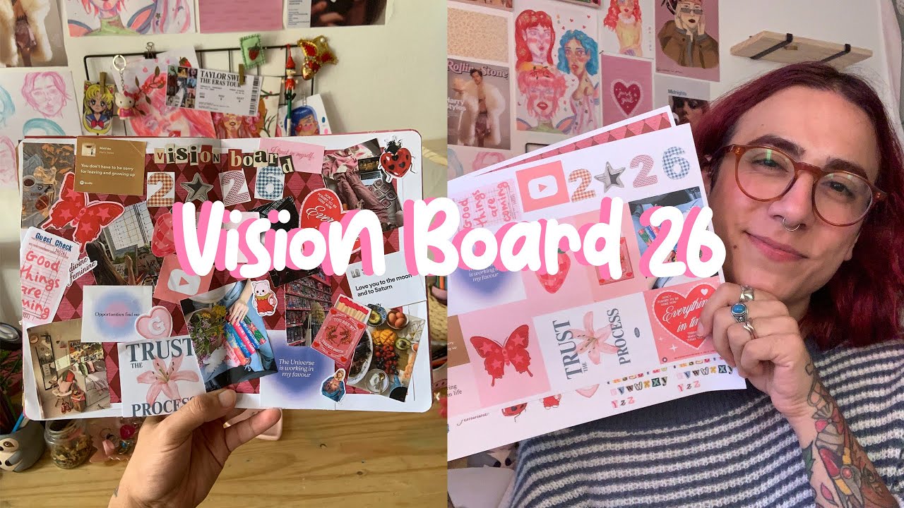 Como fiz meu Vision Board de 2026!