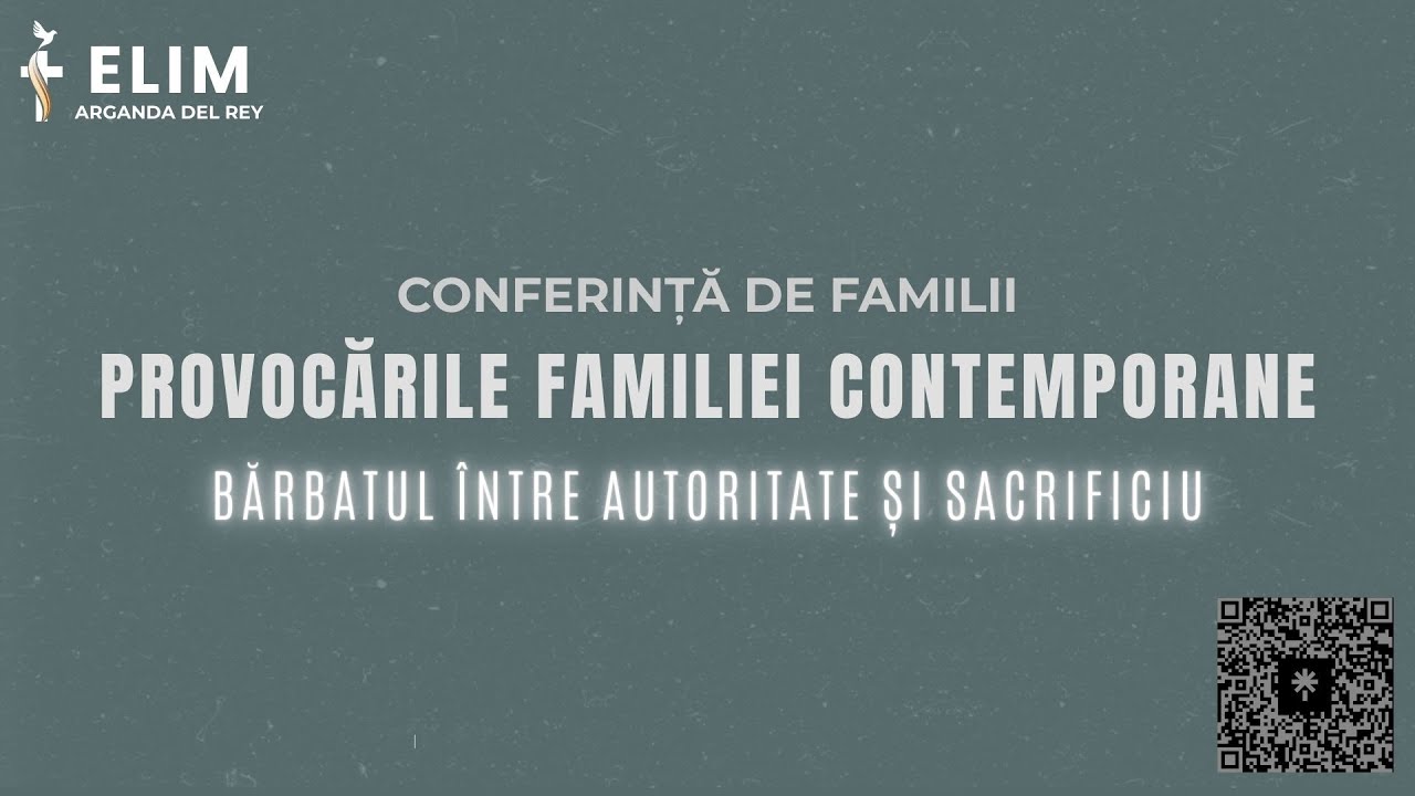 Conferința de bărbați - 23 Ianuarie 2026