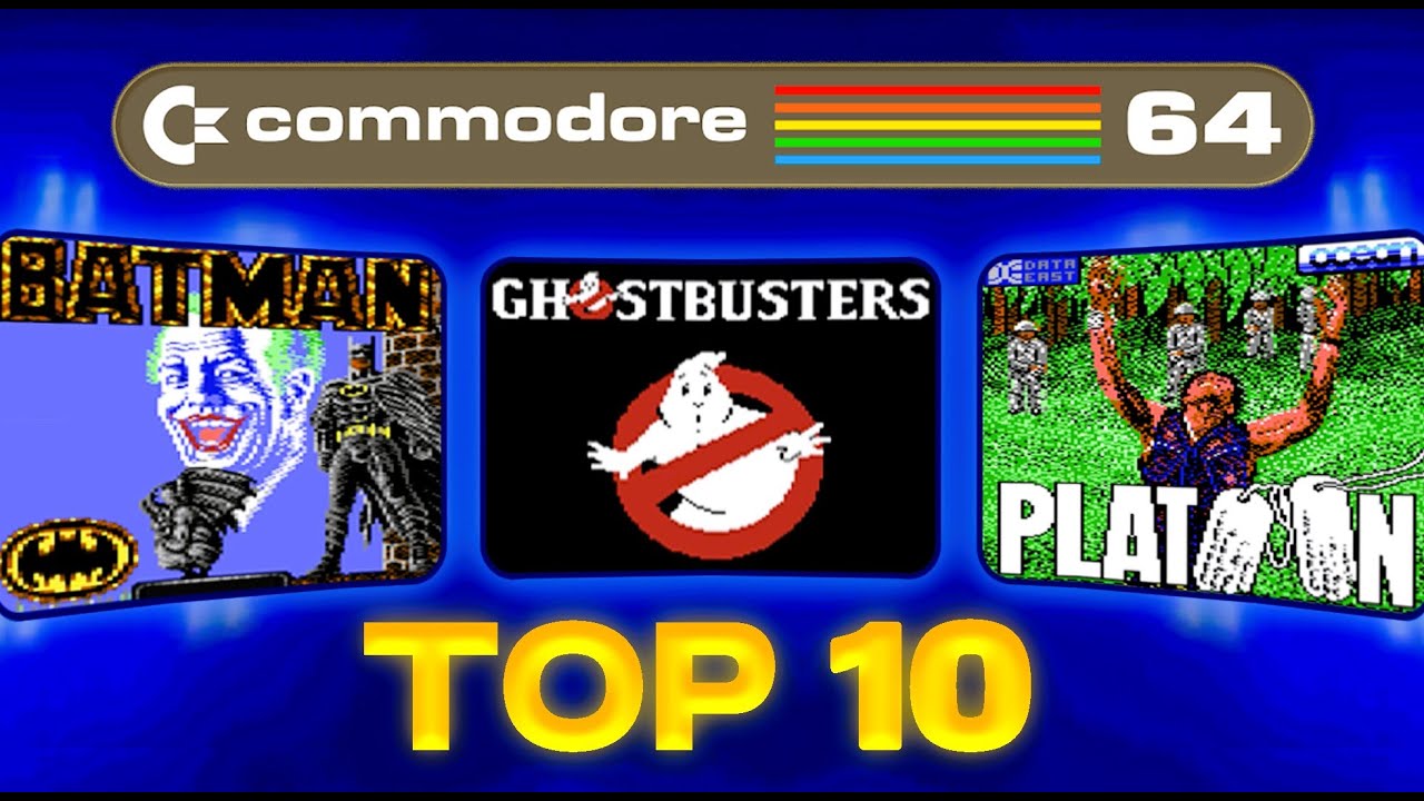 Top 10 Best Movie License Games for Commodore 64 C64