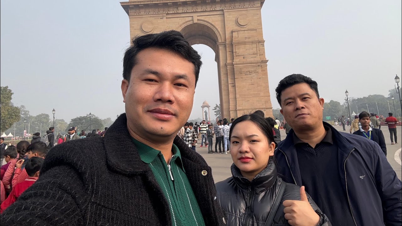 Neihpuii nen Australia lam pan in | Aizawl-Delhi, Qutb minar, lotus temple leh India Gate kan tlawh