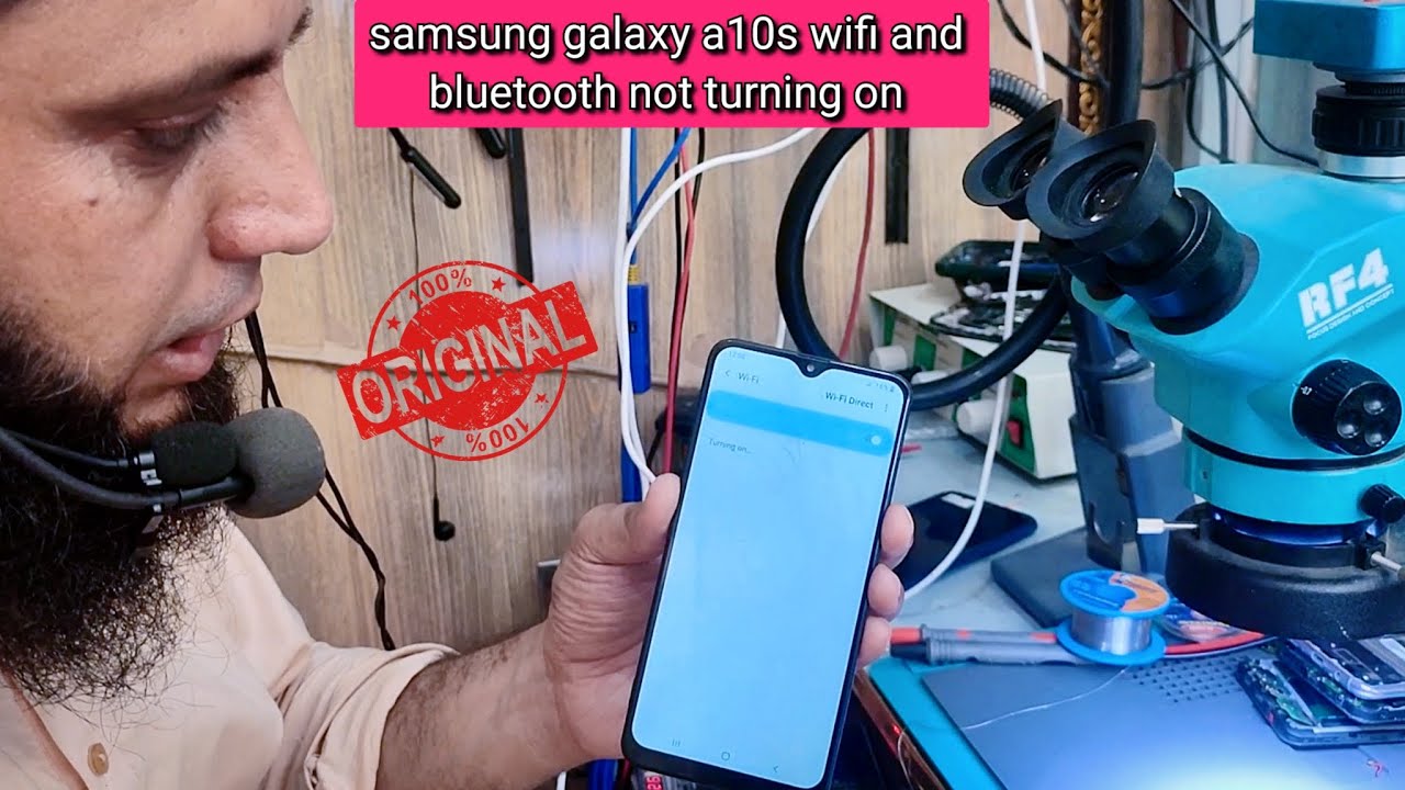 samsung galaxy a10s wifi and bluetooth not turning on || repair by spogmai mobile zone 🔥🔥🔥
