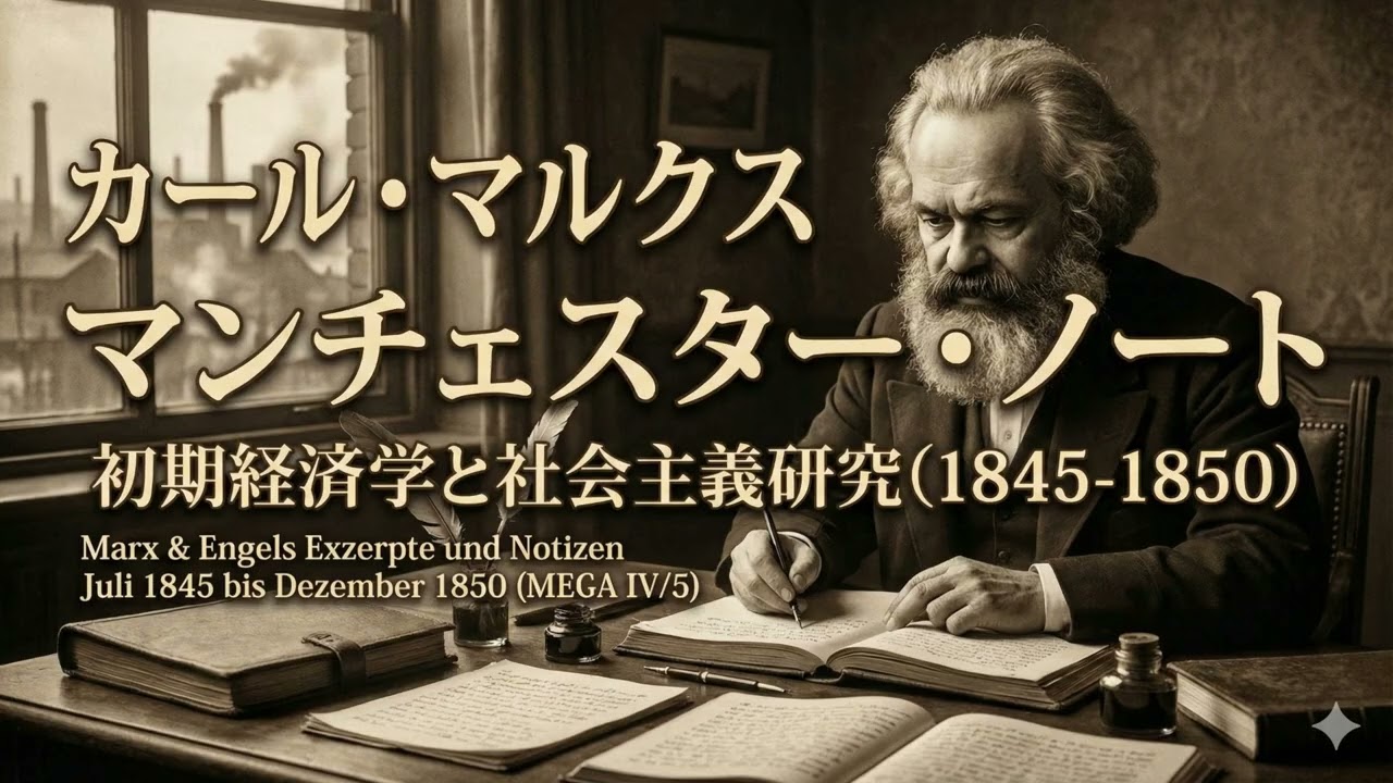 カール・マルクス「マンチェスター・ノート」（1845-1850）