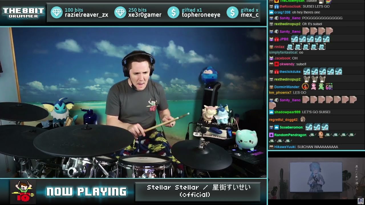 The8BitDrummer: Stellar Stellar / Hoshimachi Suisei