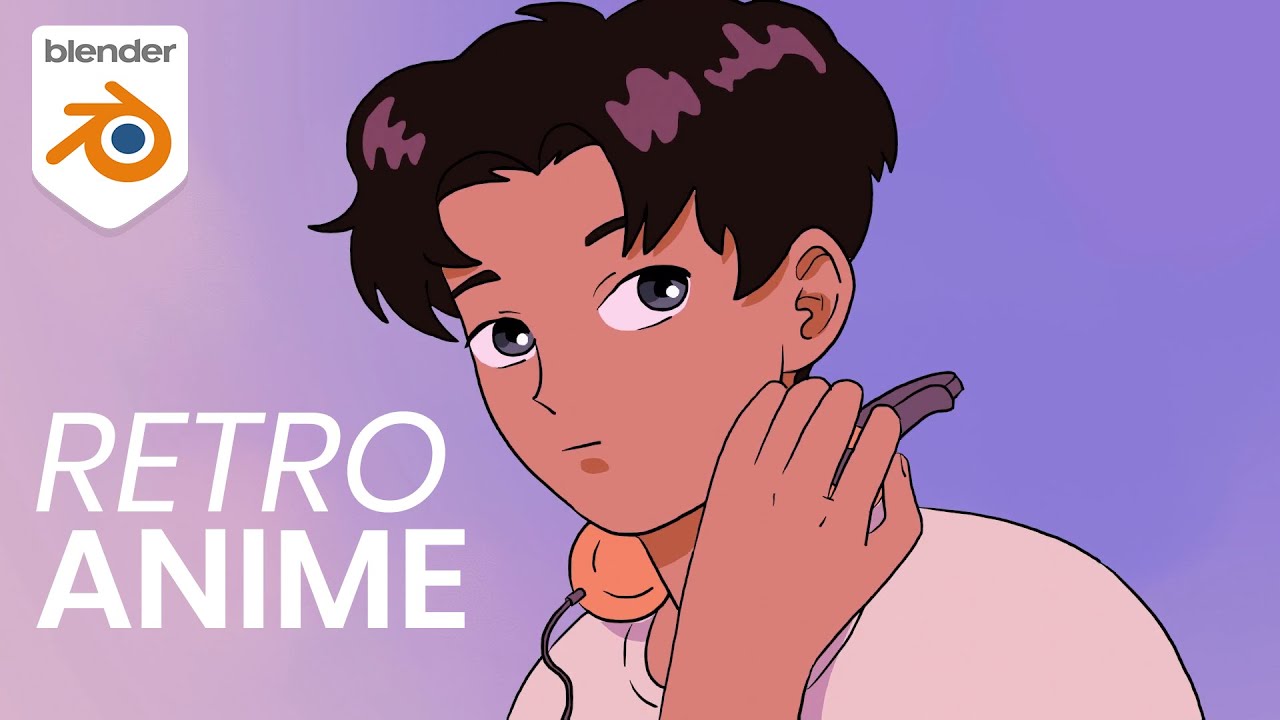 Retro Anime in Grease Pencil