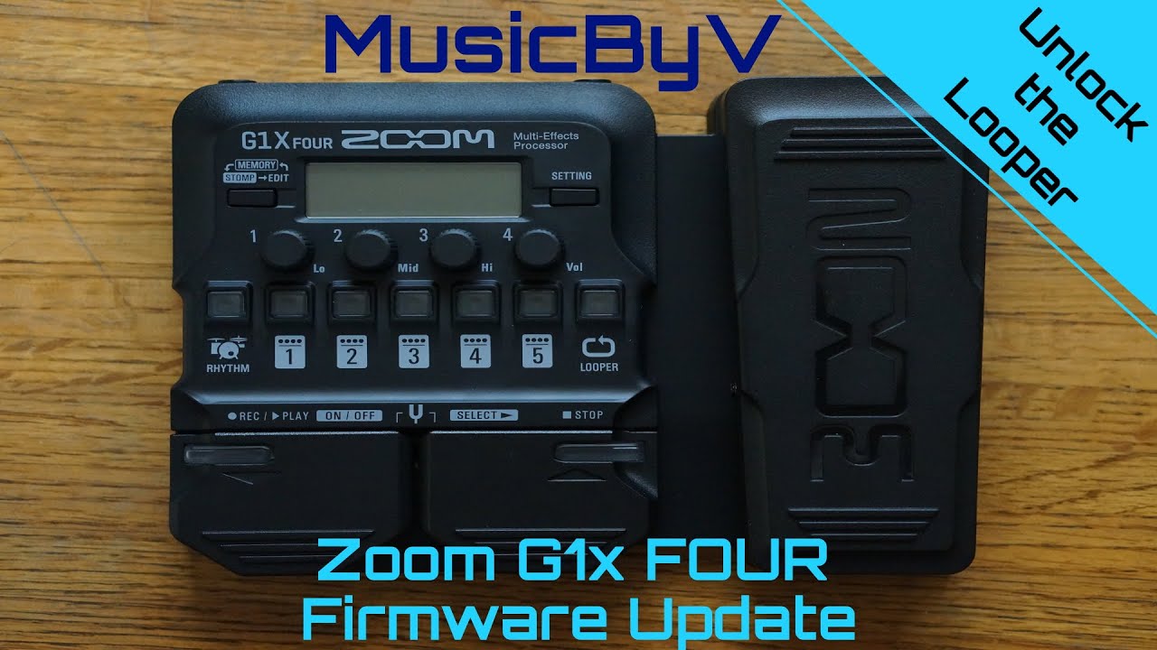 Zoom G1x Four Firmware Update - Ep 2 | MusicByV