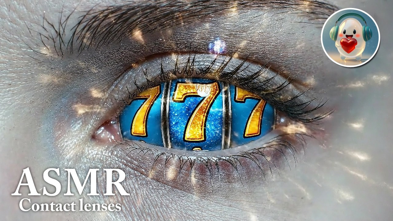 【ASMR】The ability activates while you wear it👁️✨ Which contact lens do you want?