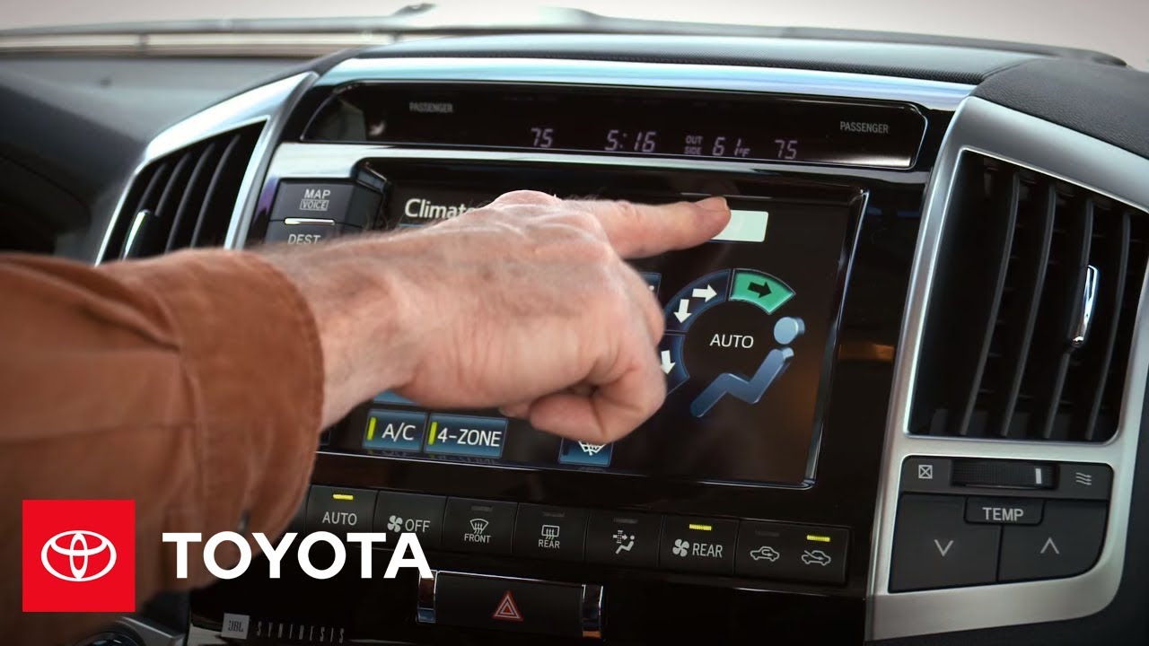2013 Land Cruiser How-To: Four Zone Automatic Climate Control | Toyota