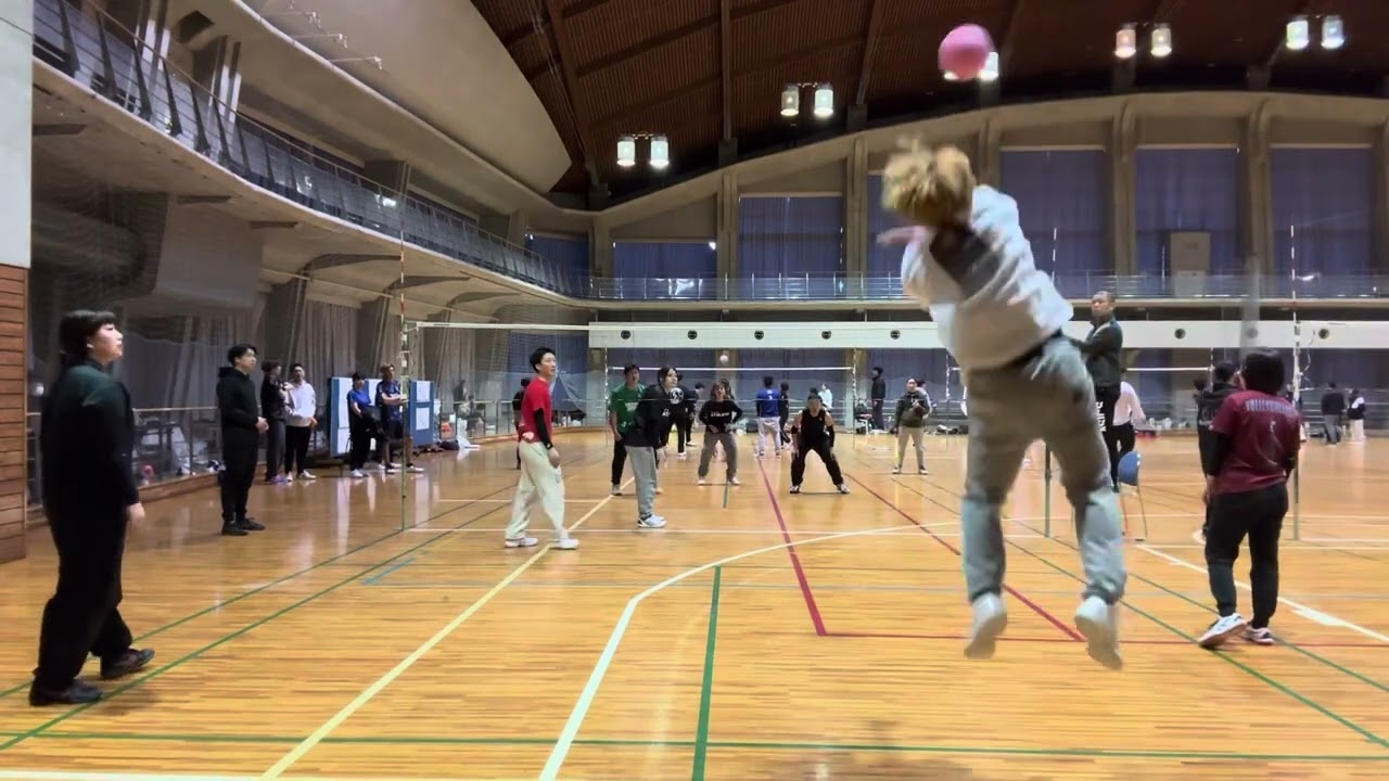 シンコースポーツソフトバレー大会　決勝リーグ　🆚　笑顔