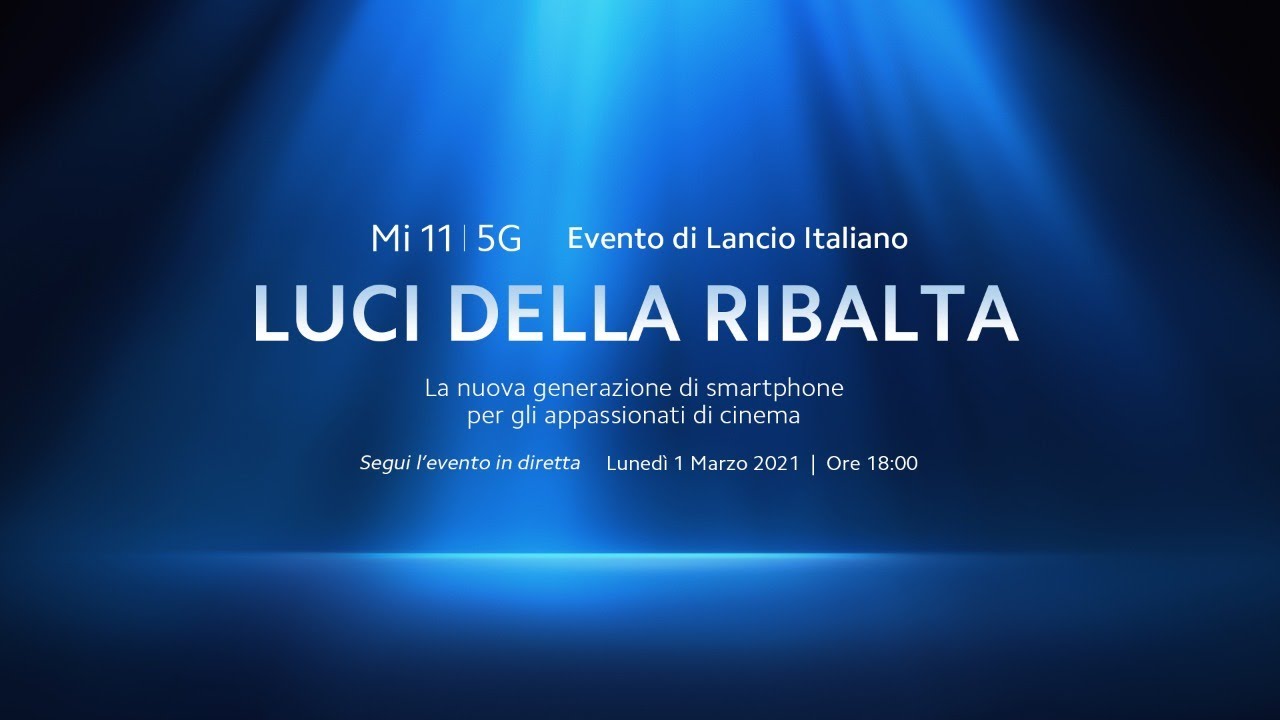 Mi 11 5G - Evento di lancio italiano