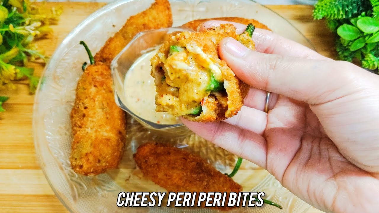 Cheesy Peri Peri Bites Recipe By Come, Cook With Me 