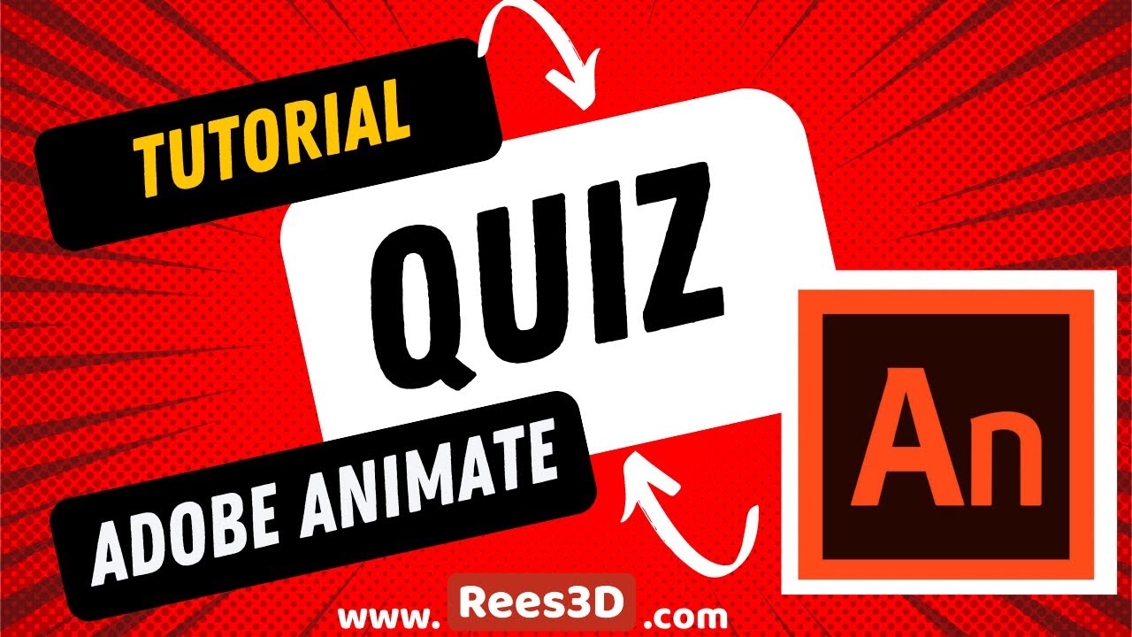 Тест по Adobe Animate (урок) Rees3D.com