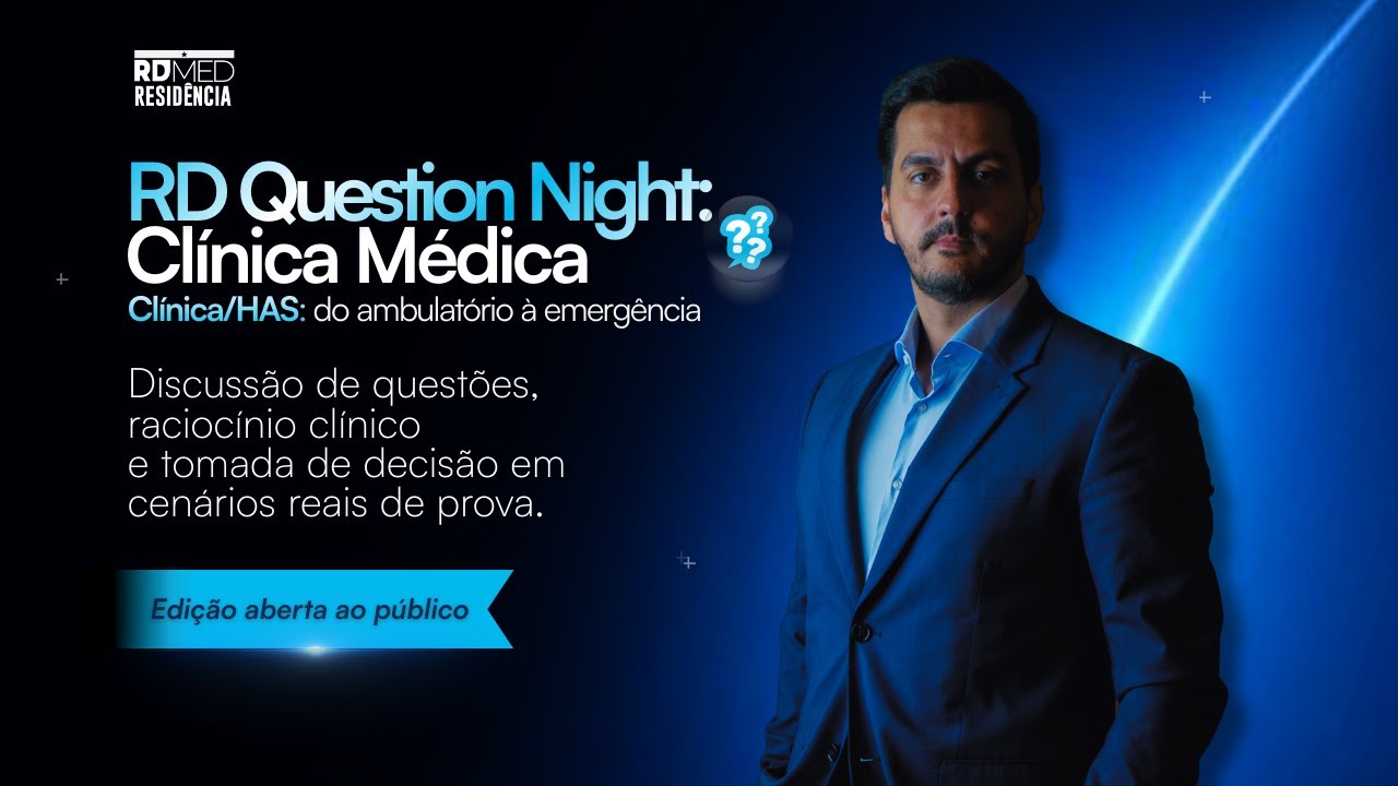 RD Question Night: Clínica Médica com Dr. Rafael Duarte