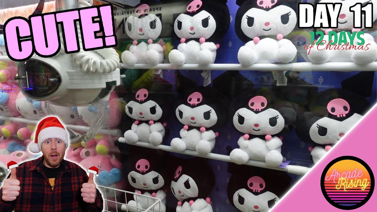 Playing for Cute Claw Machine Prizes at Round 1 - Day 11 of Arcade Rising's 12 Day of Christmas