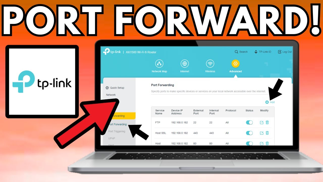 How to Port Forward in TP Link Router
