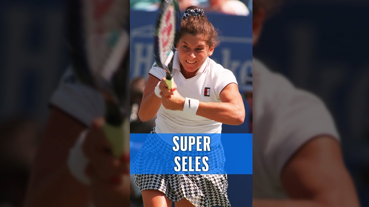 Monica Seles hits UNBELIEVABLE winner! 🤯
