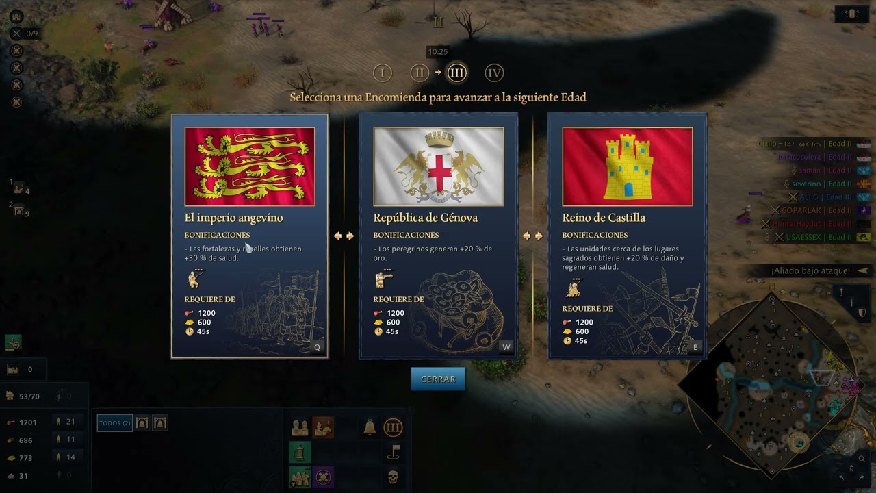 4vs4 Ranked | Dominando | Age of Empires IV | Knight Templar