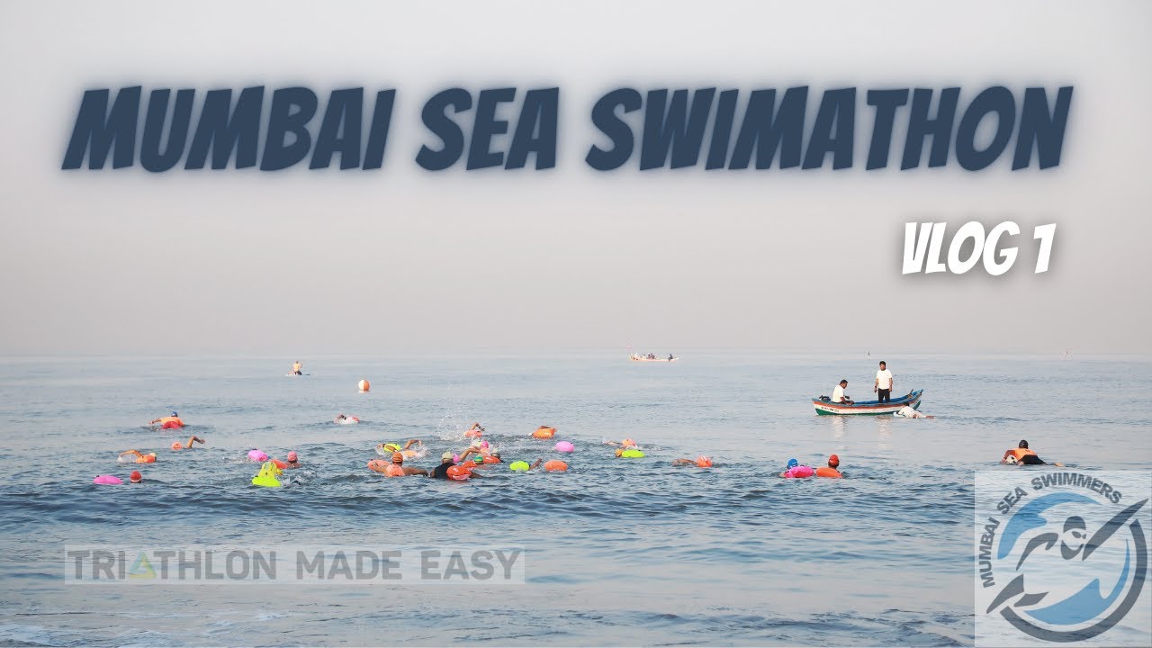 Mumbai Sea Swimmers Swimathon 2021 | Can you swim 5 km in the Arabian sea ? | Volunteer Vlog 1