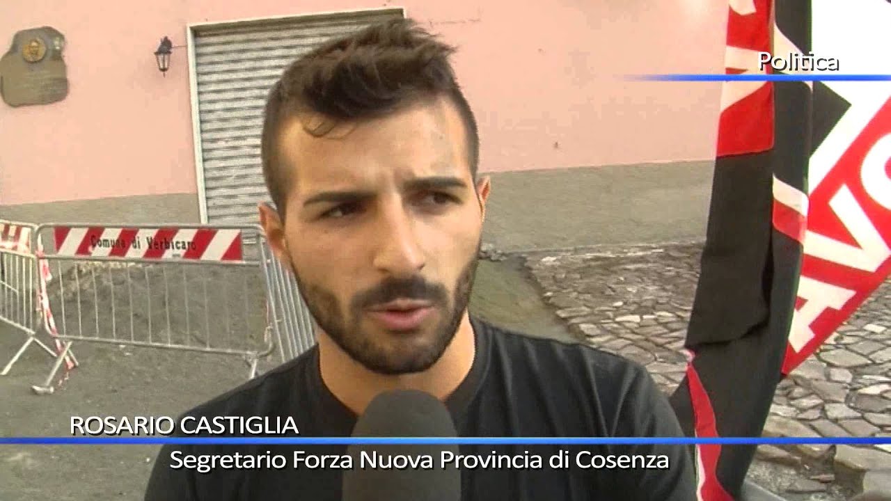 Verbicaro, Forza Nuova entra nel paese rosso