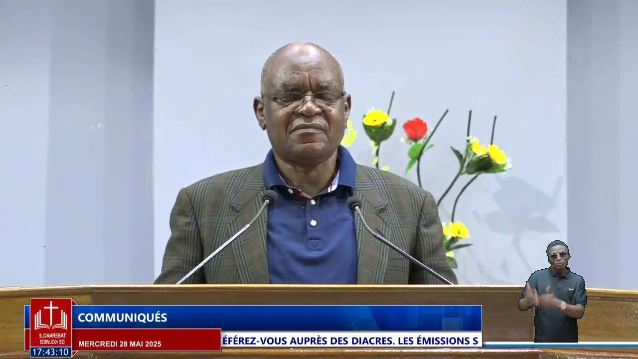 Mercredi 28 Mai 2025 La surprise du Jugement, Frère Pascal MWENYEMALI
