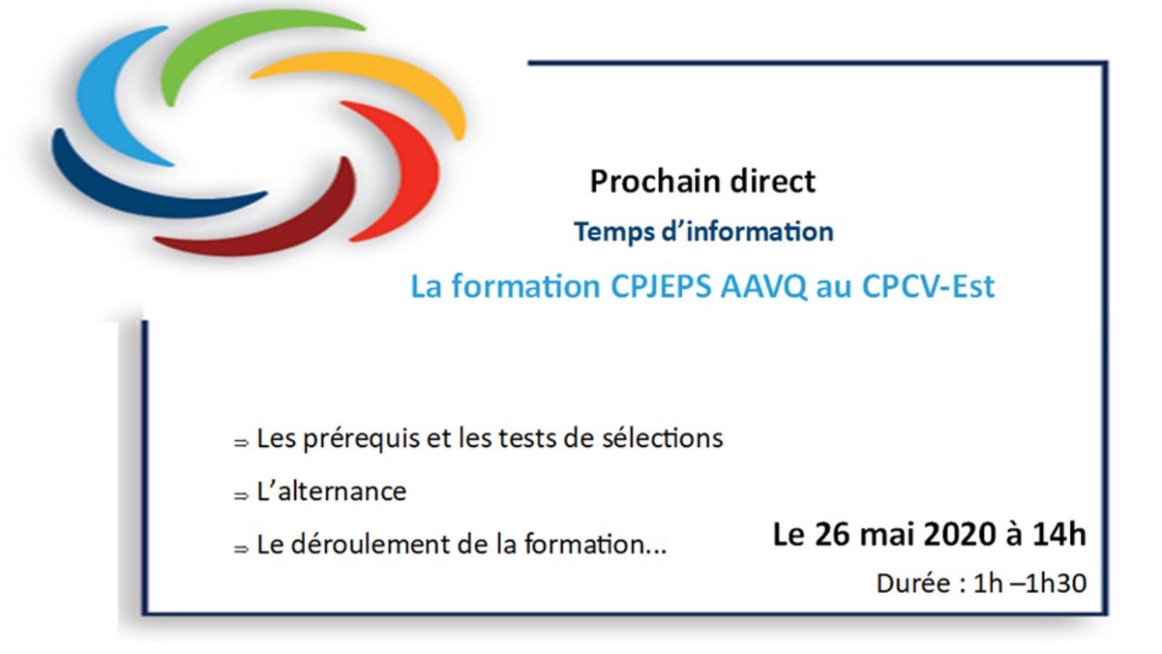Le CPJEPS AAVQ au CPCV-Est