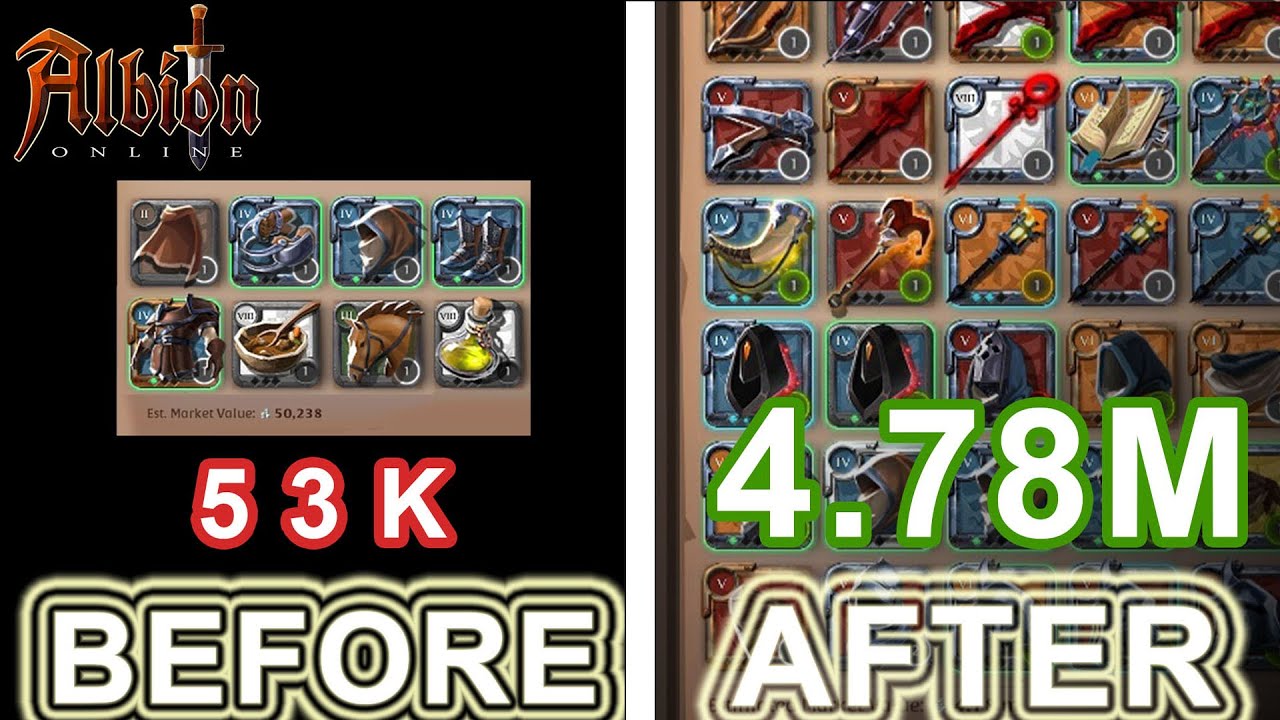 HOW TO MAKE 4.78M  wear  50K BUILDS in Corrupted Dungeons - Albion Online - claw - farming  silver