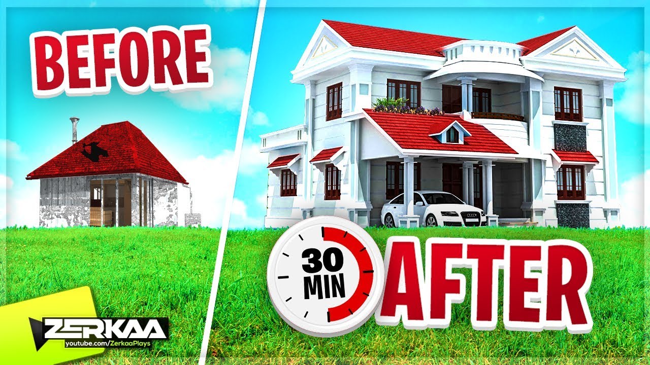RENOVATING A HOUSE IN 30 MINUTES CHALLENGE! (House Flipper #8)