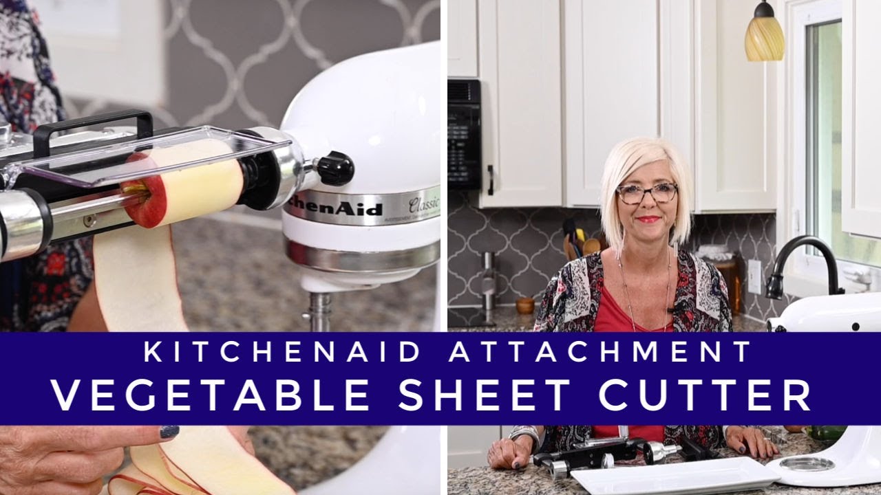How To Use Your KitchenAid Vegetable Sheet Cutter Attatchment