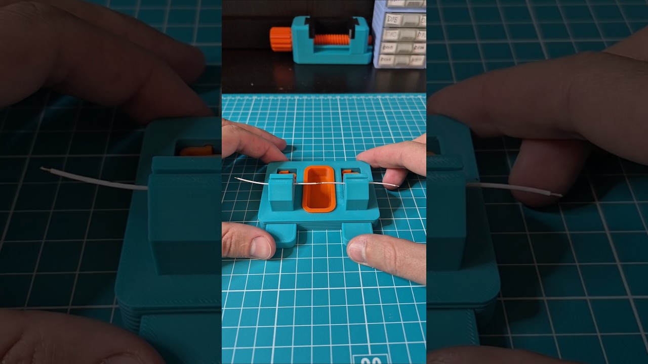 Зажим для пайки проводов на 3д-принтере! #3дпечать #3дпринтер #3dprinting #bambulab  #diy #tools