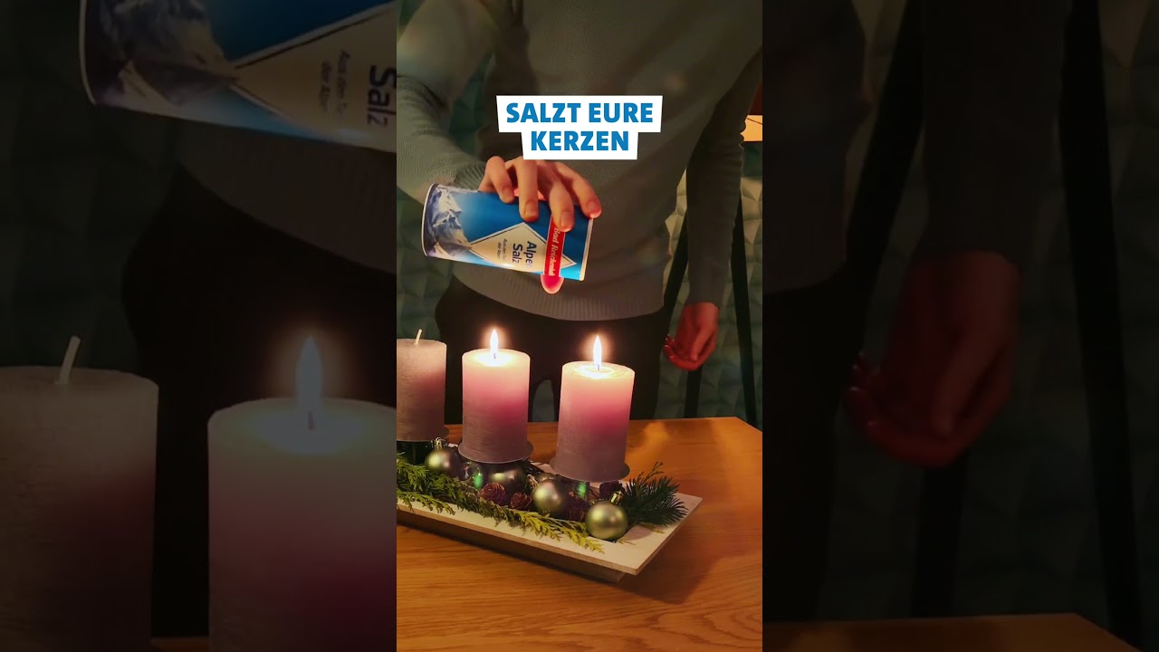 Kerzen-Hack - damit deine Kerzen l&auml;nger brennen 🕯️