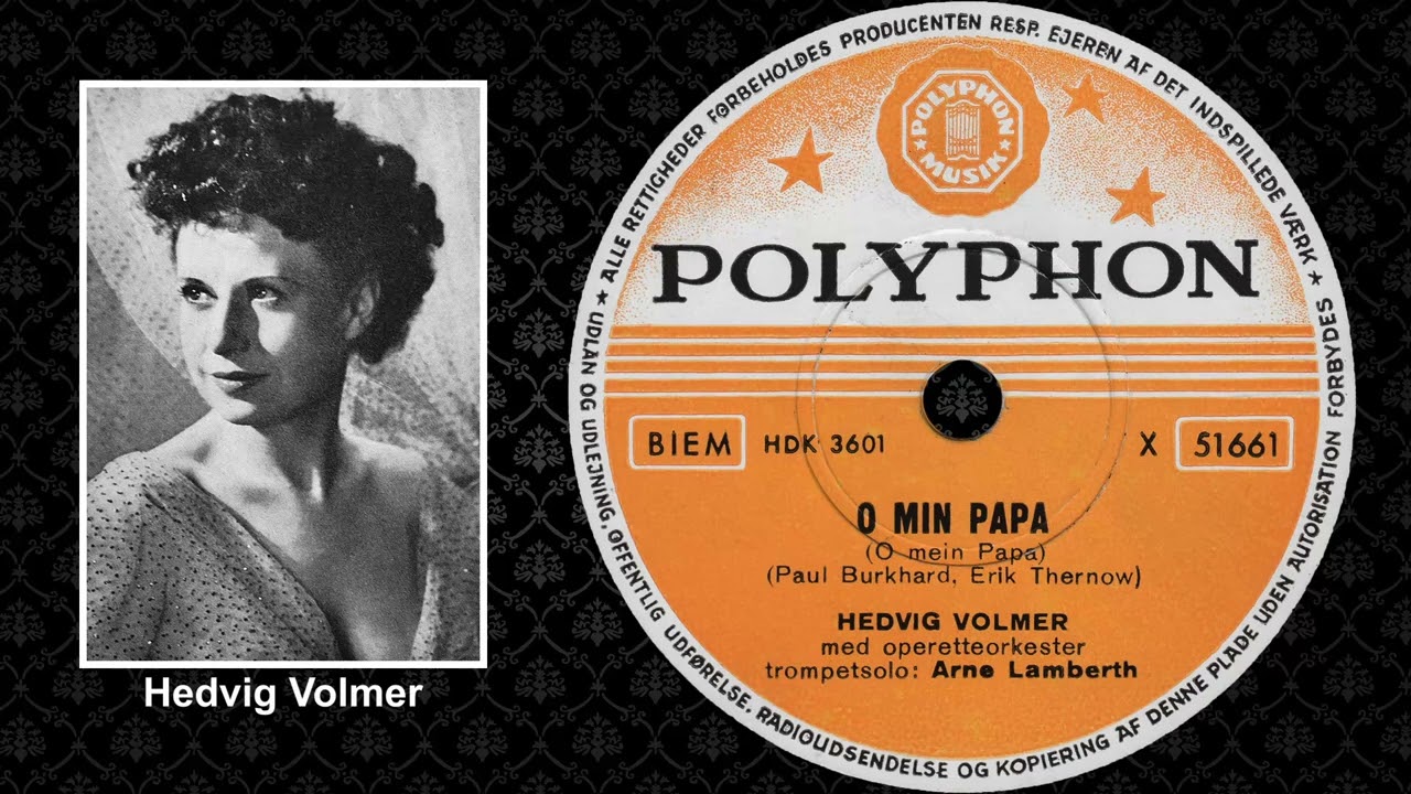 O min Papa - Hedvig Volmer - 1954