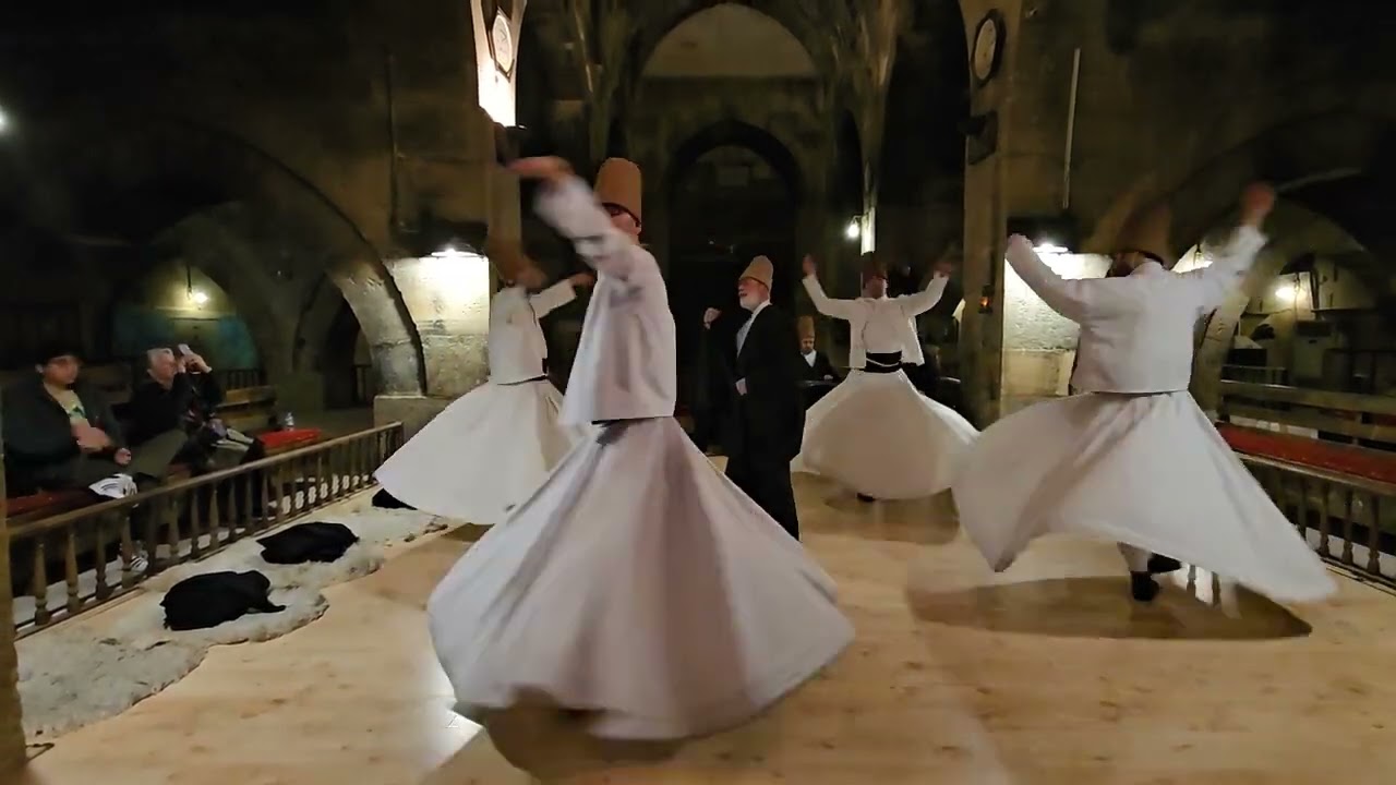 Ceremony of the Whirling Dervishes at The Saruhan Caravanserai -Cappadocia