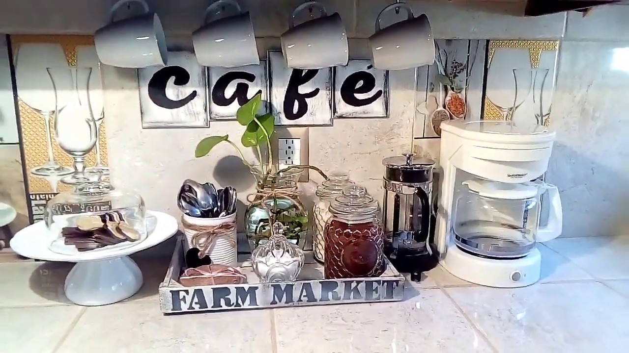 Les Presentó Mi Estación De Café ☕ + Letrero / Les Muestro Mi Regalos De 10 De Mayo 🌸
