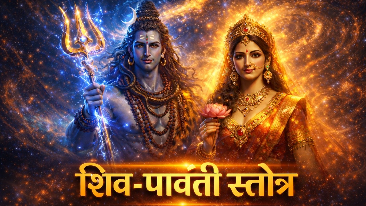 नमो नमः शंकरपार्वतीभ्यां | श्री शिव पार्वती स्तोत्रम् | Removes Negativity & Brings Peace