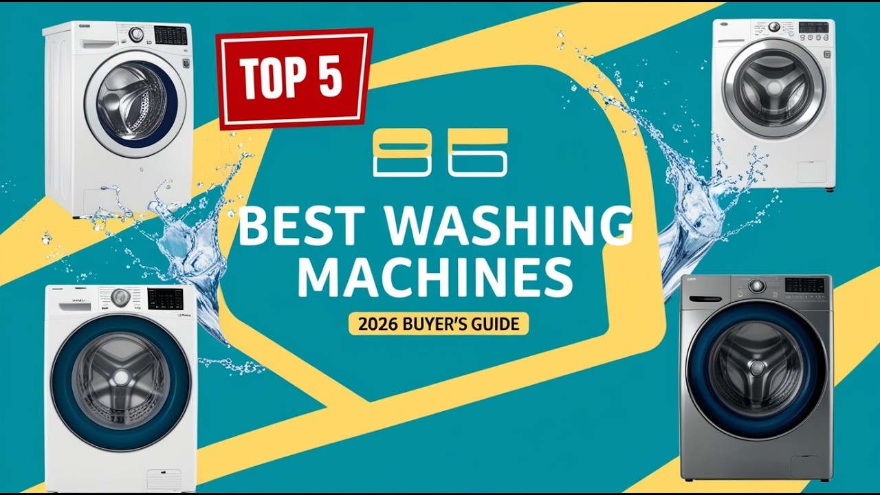 Top 5 Best Washing Machines 2026 | Best Front Load & Portable Washers