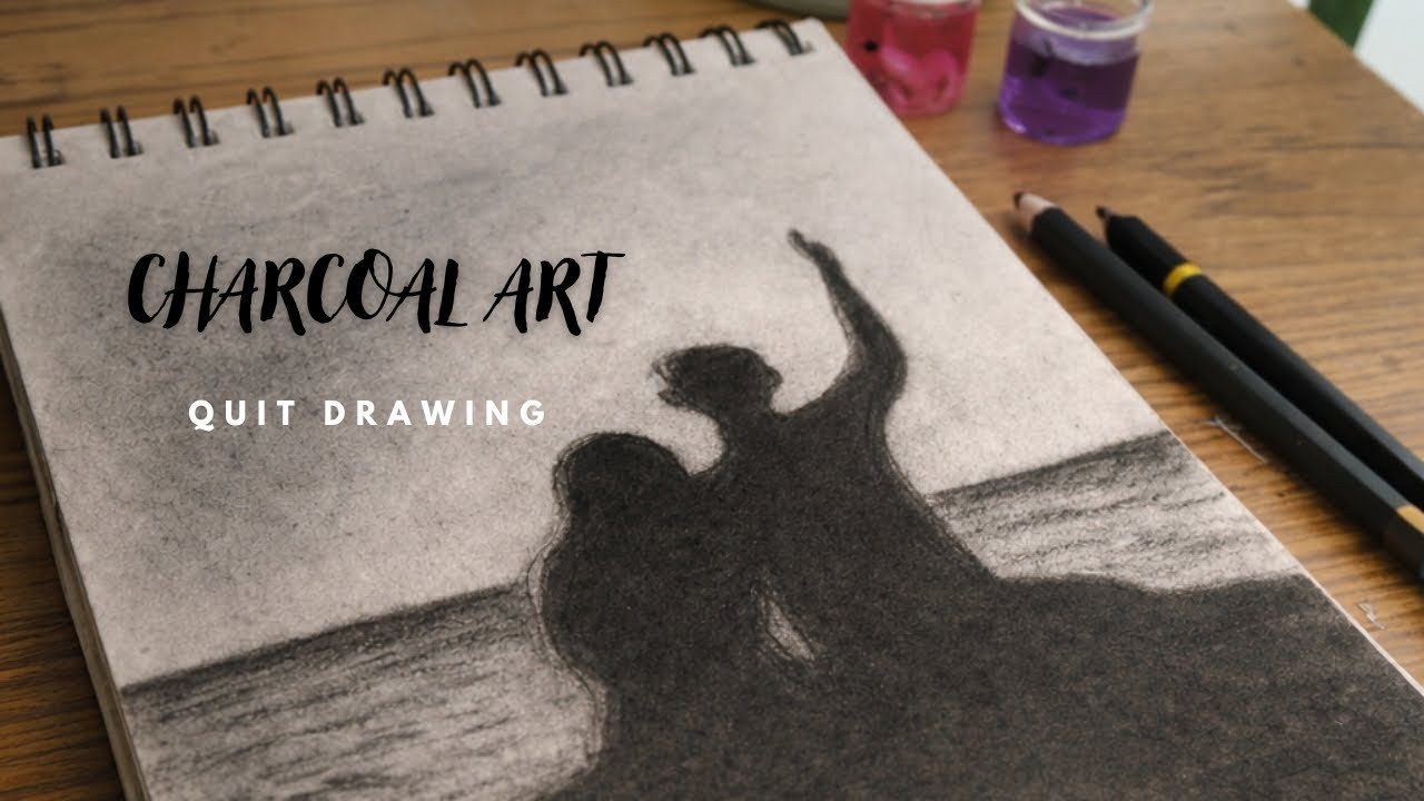 Valentine Week Begins | Quiet Love in Black & White | Art Process