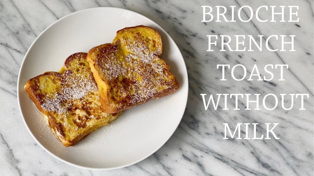 Brioche French Toast WITHOUT Milk 🍞Recipe using Trader Joe's Ingredients