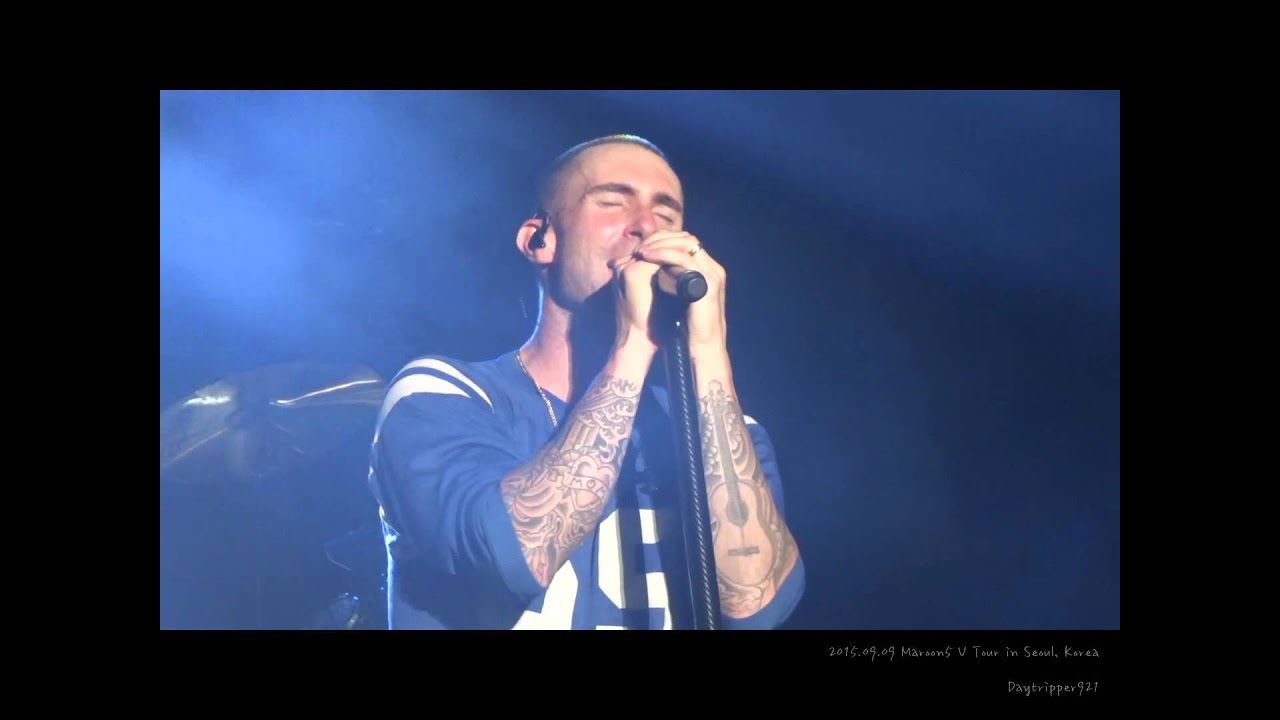 Adam Levine - Lost Stars, Maroon5 - Lost Stars live in Seoul, Korea, 2015.09.09  마룬5 내한공연