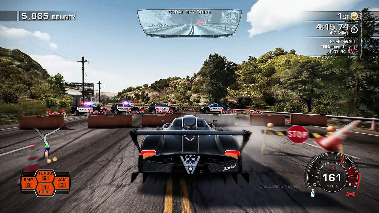 Обновление NFS Hot Pursuit — Pagani Zonda R и Escape Traffic Polices