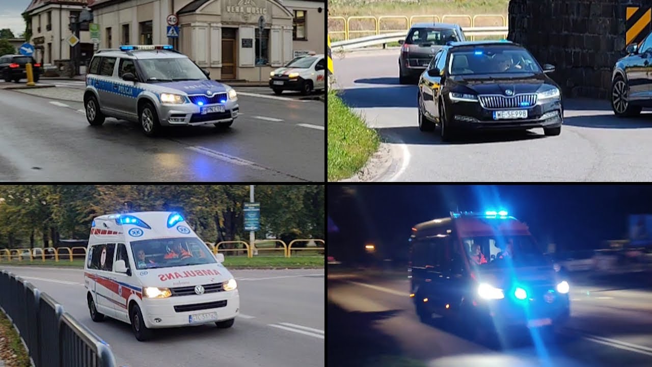[MIX] Kompilacja nieużytych przejazdów służb ratunkowych z 2025 roku.