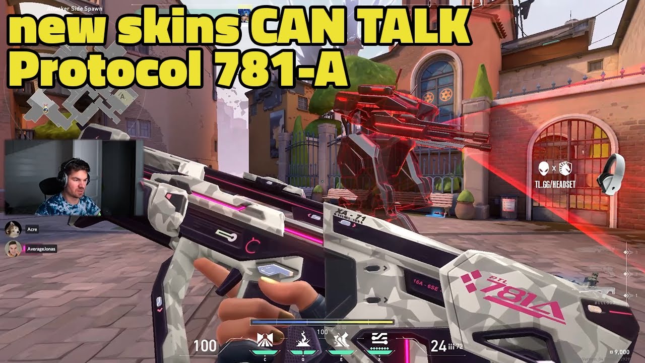 *NEW* PROTOCOL SKINS CAN TALK - Looking at every variant in game | VALORANT | AverageJonas