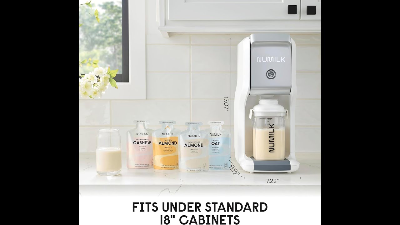 Numilk® Home Machine - 32oz Nut Milk Maker - Plant-Based Milk in 60 Seconds