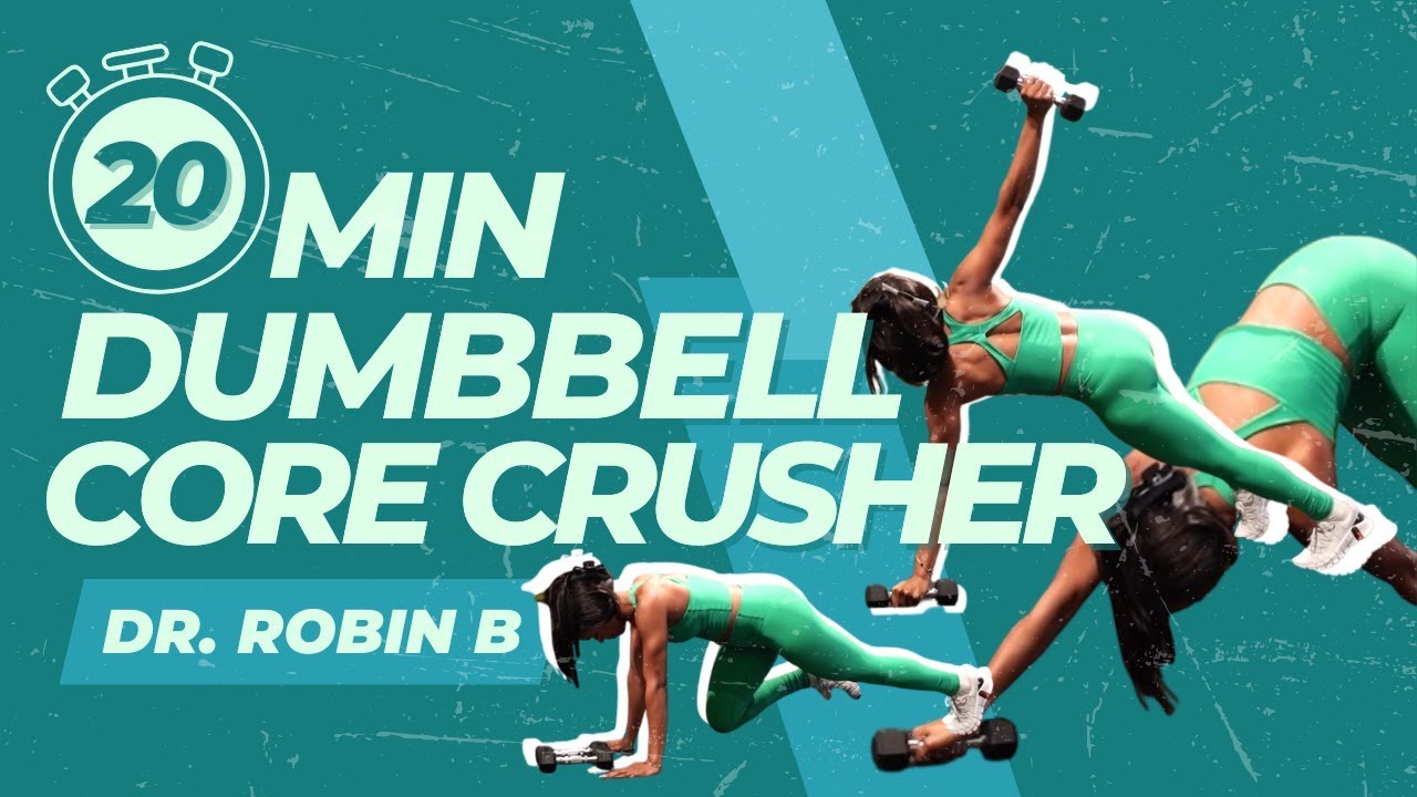 20 Min Dumbbell Core Crusher | Intense Abs Workout