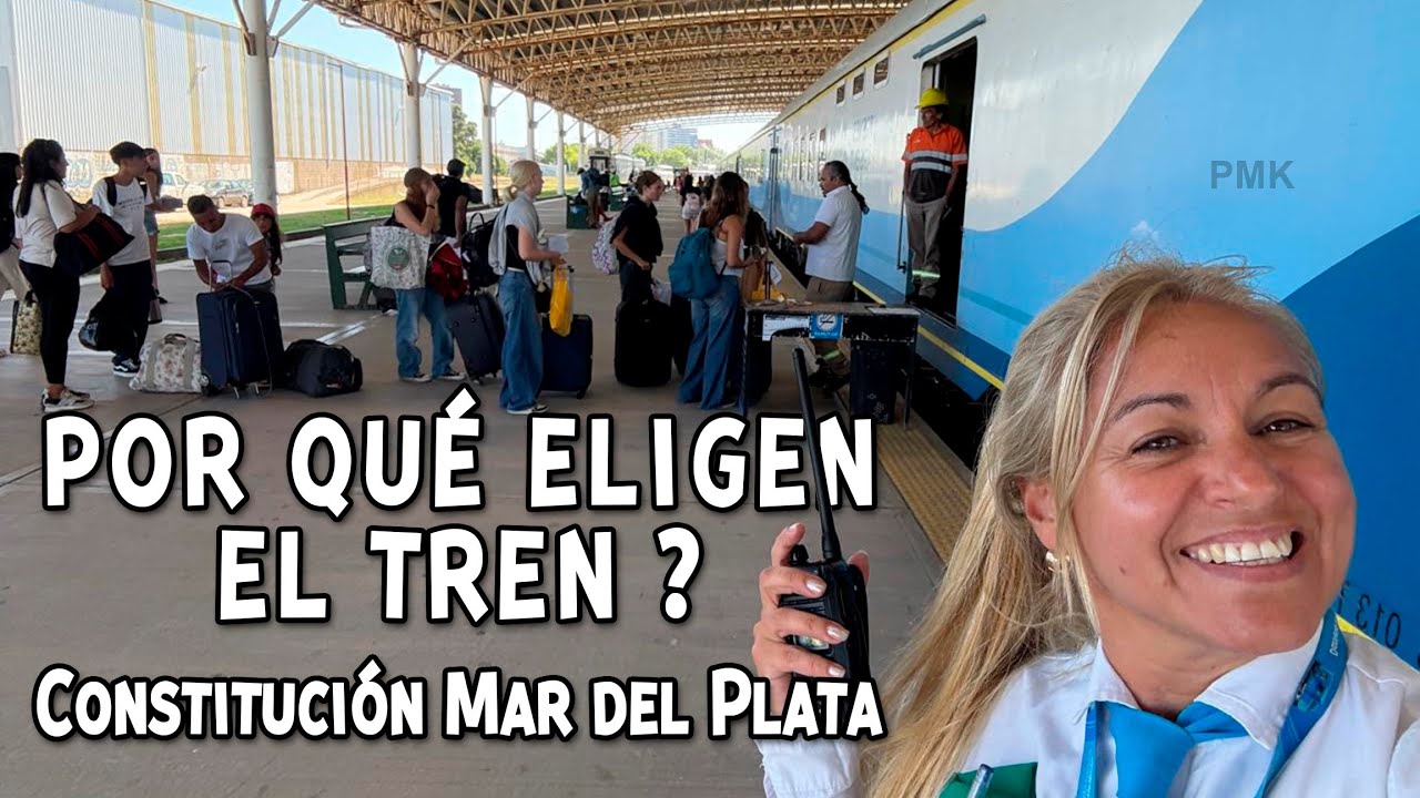 🤔🚂POR QUE ELIGEN EL TREN? CONSTITUCIÓN MAR DEL PLATA COMODO Y ECONOMICO TRENES ARGENTINOS LINEA ROCA