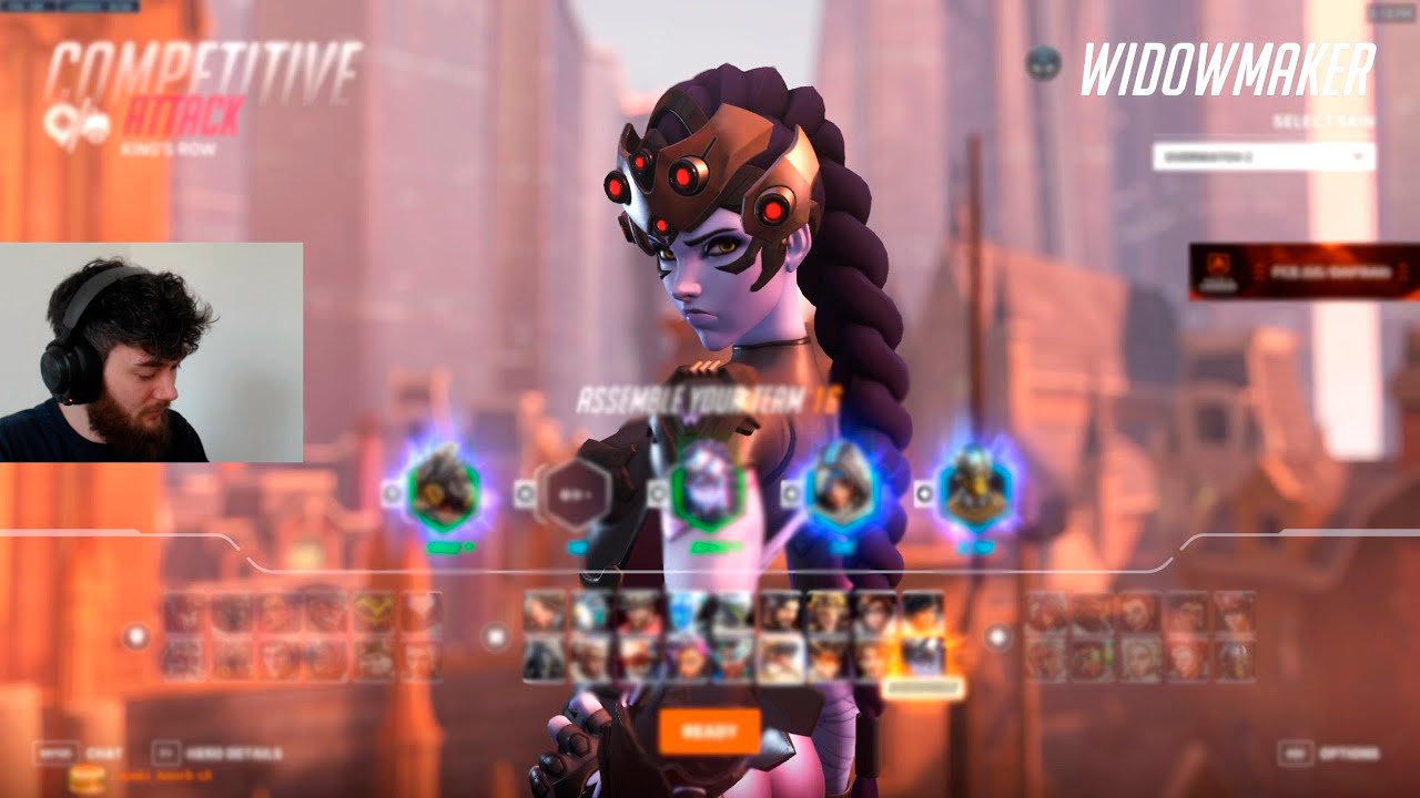 DAFRAN CASSIDY AND WIDOW GAMEPLAY - OVERWATCH 2 TOP 500 SEASON 10