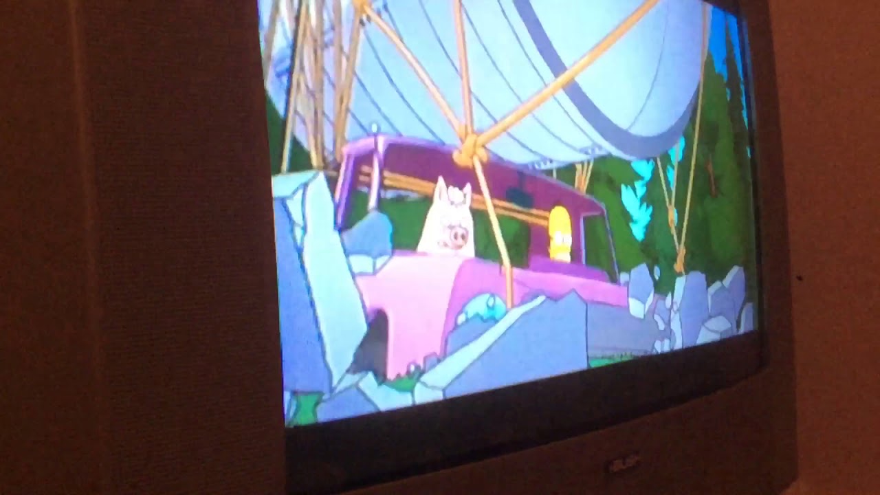 The simpsons movie homer polluting. Lake springfeild