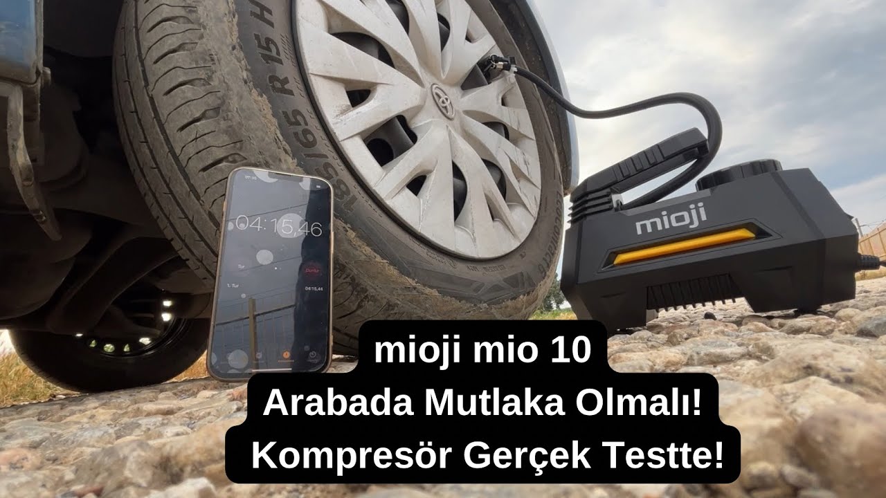 Mioji Mio10 Lastik Pompası Ne Kadar İşe Yarıyor? Denedim!