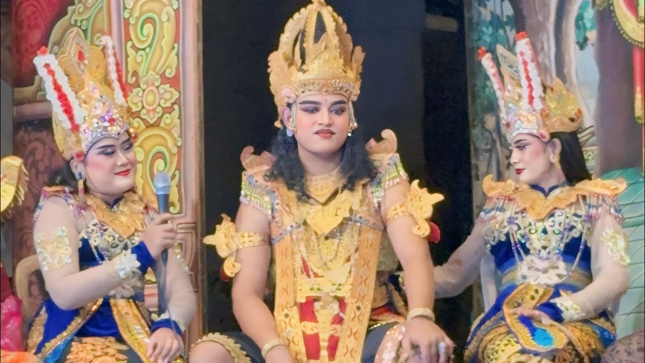 Nembang Sesi lakon janger Krishna Buana Feny Mega Ayu Wardina dan Dwi live gendoh